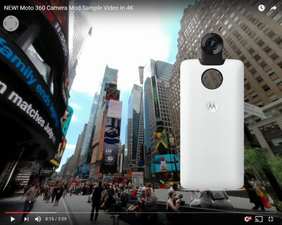 Sample 4K 360 video from Moto 360 Camera looks impressive!