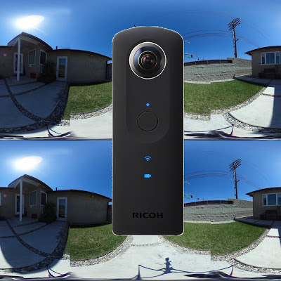 hond kalf Afdrukken FREE software to shoot a 3D 360 photo with a Ricoh Theta or other 2D 360  camera - 360 Rumors