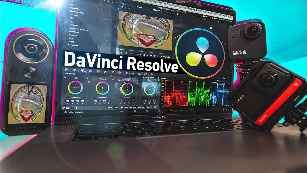 davinci resolve editing softwares
