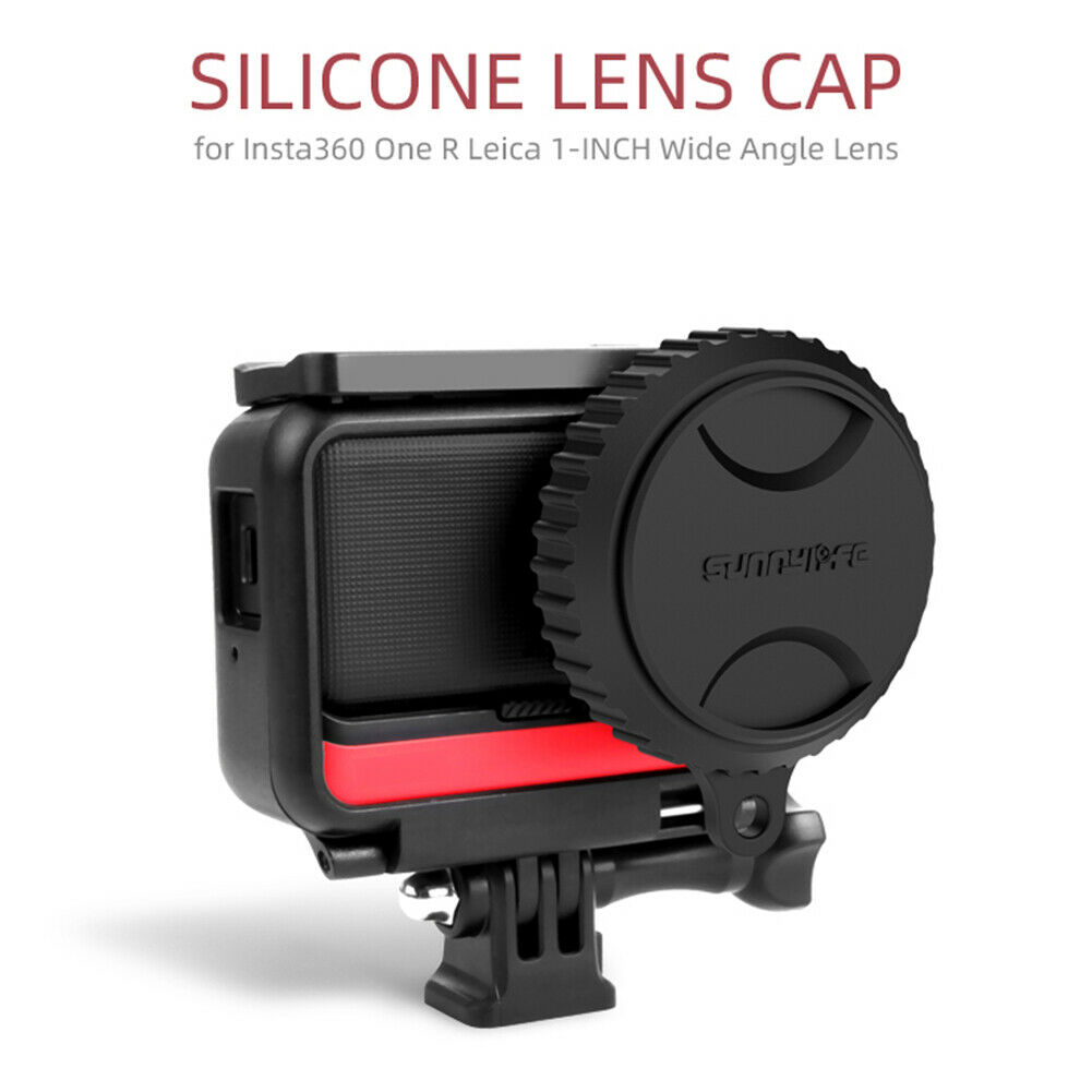 WANGYUMI Lens Cap,4K Camera Lens Cap for Insta360 One R Camera Protector Film Lens Cap Cover