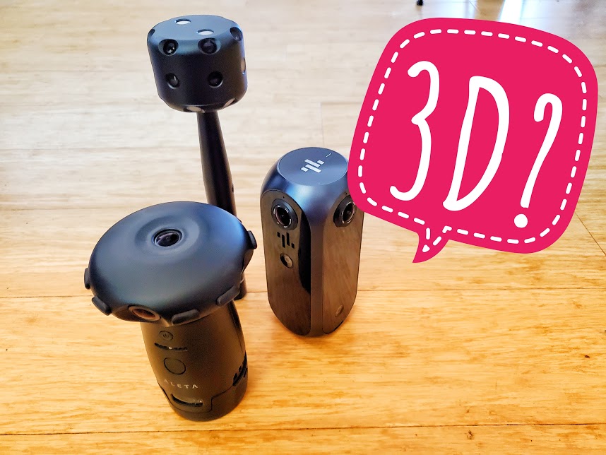Can you shoot 3D 360 with your 2D 360 camera?