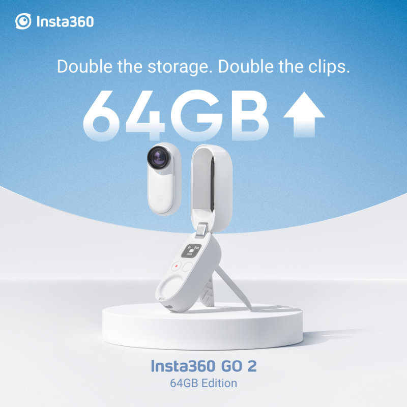 New Insta360 Go 2 64GB doubles storage capacity - 360 Rumors