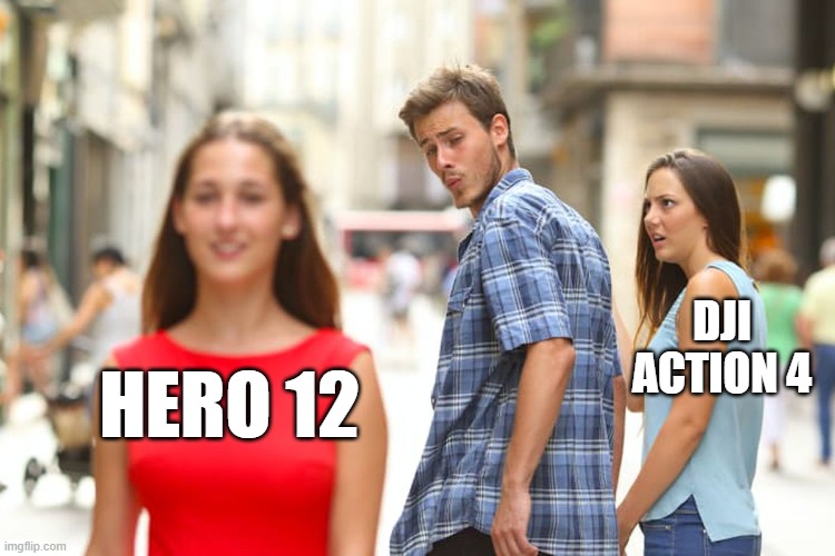 GoPro Hero 12 vs DJI Action 4 specs
